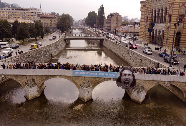 Uczestnicy Szczytu Rzek, Milijacka river, Sarajevo;credit: RiverWatch 1 ERS Visual Action 1 Art (c) Luka Tomac Photo (c) Action Flying Pangolin Film.jpg